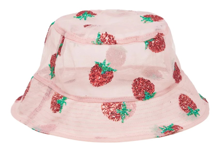 sequin/glitter/lace bucket hat